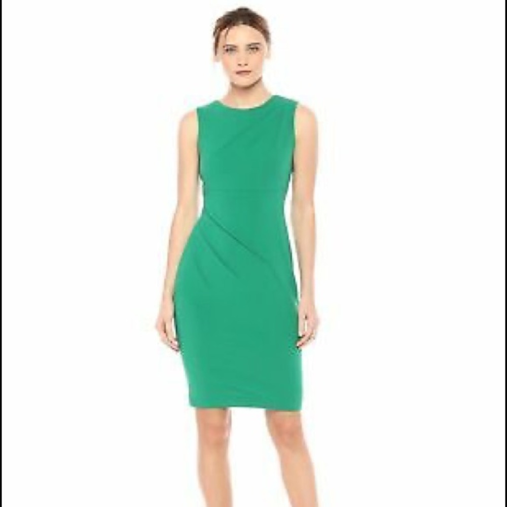 Calvin Klein Sheath Dress in Green Size 4